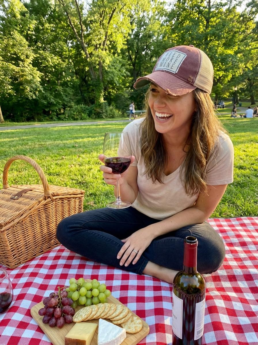 NEED MORE WINE Trucker Hat