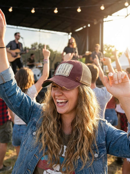 NEED MORE WINE Trucker Hat