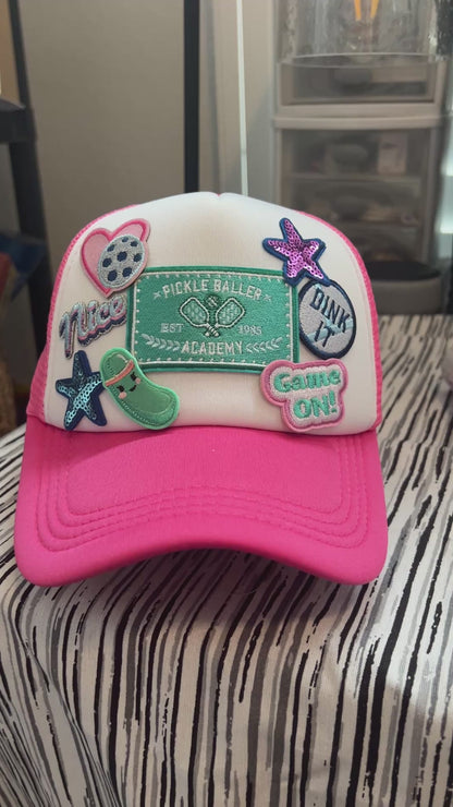 Pickle Baller Cluster Patch Foam Trucker Hat