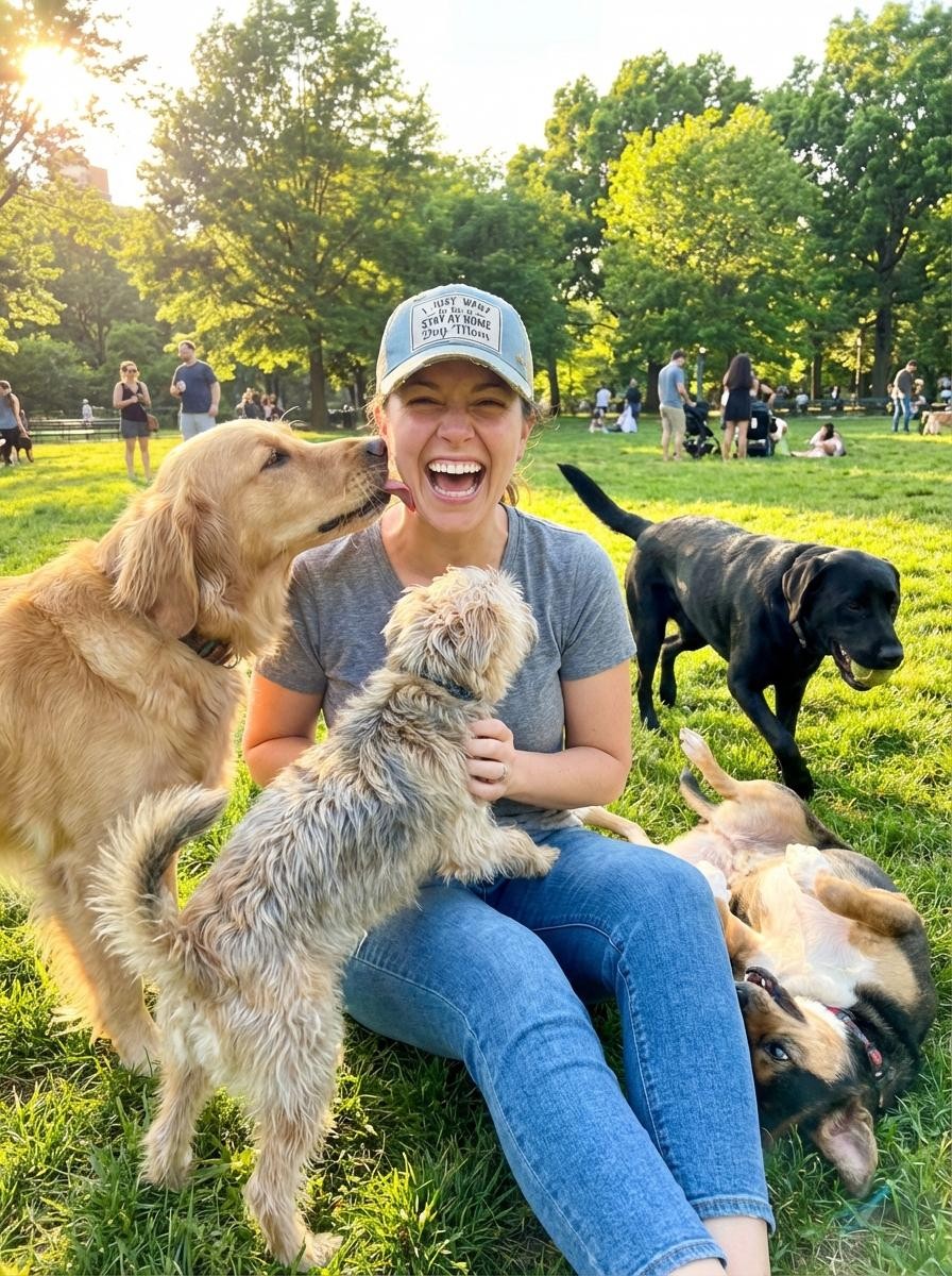 I JUST WANT to be a STAY AT HOME Dog Mom Trucker Hat