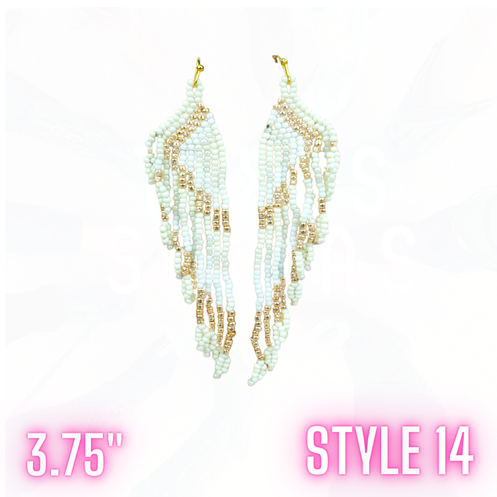 Stone & Fringe Earrings Collection
