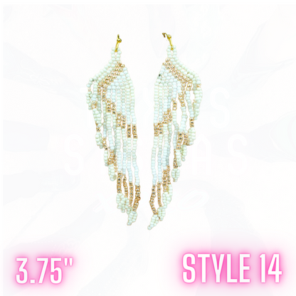 Stone & Fringe Earrings Collection