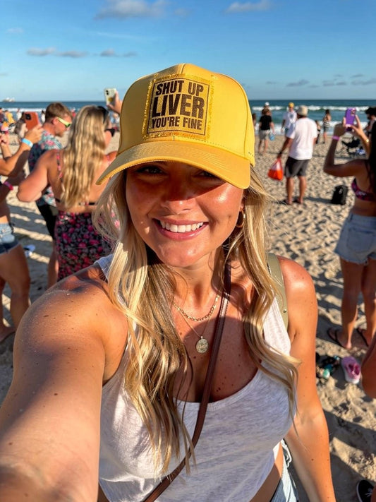 SHUT UP LIVER You're Fine Sunshine Vibes Trucker Hat
