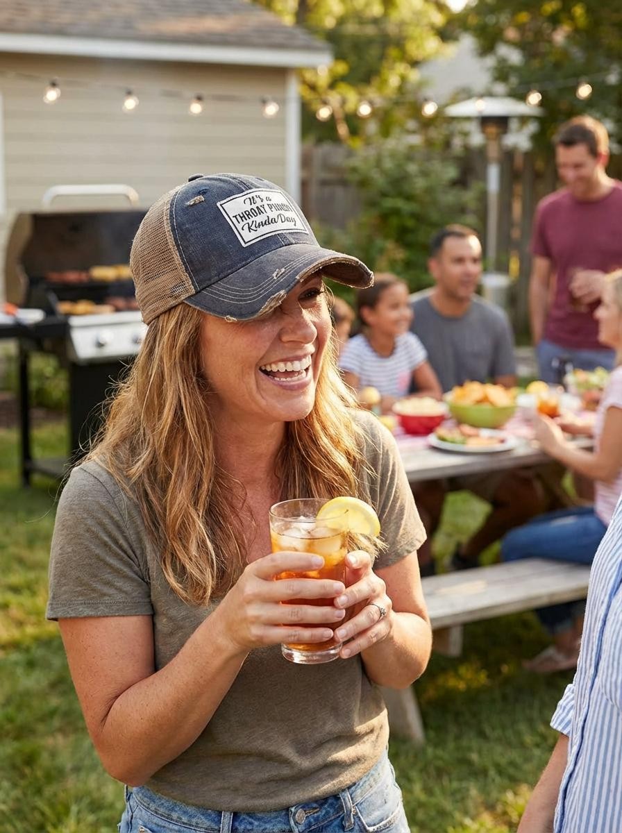 It's A Throat Punch Kinda Day Trucker Hat