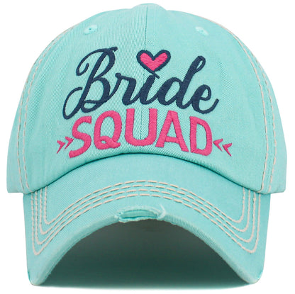 Bride Squad Hats - Turquoise or Black