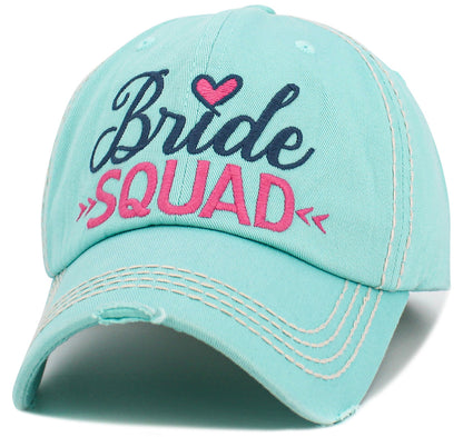 Bride Squad Hats - Turquoise or Black
