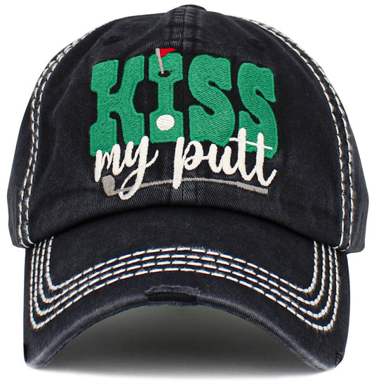 KISS my putt Hat Golf Hat
