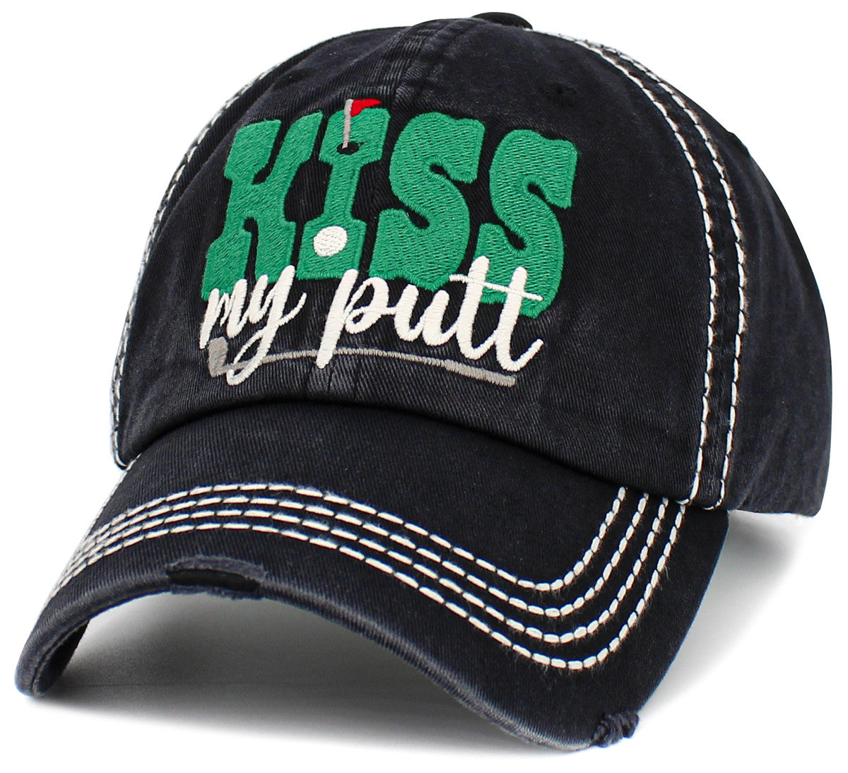 KISS my putt Hat Golf Hat
