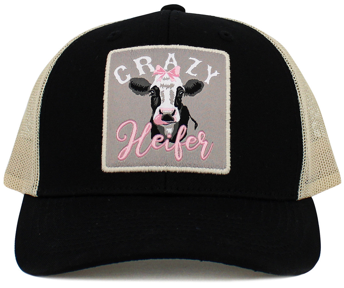 CRAZY HEIFER Trucker Hats - 4 Colors