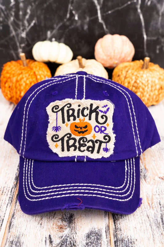Trick or Treat Halloween Baseball Hat