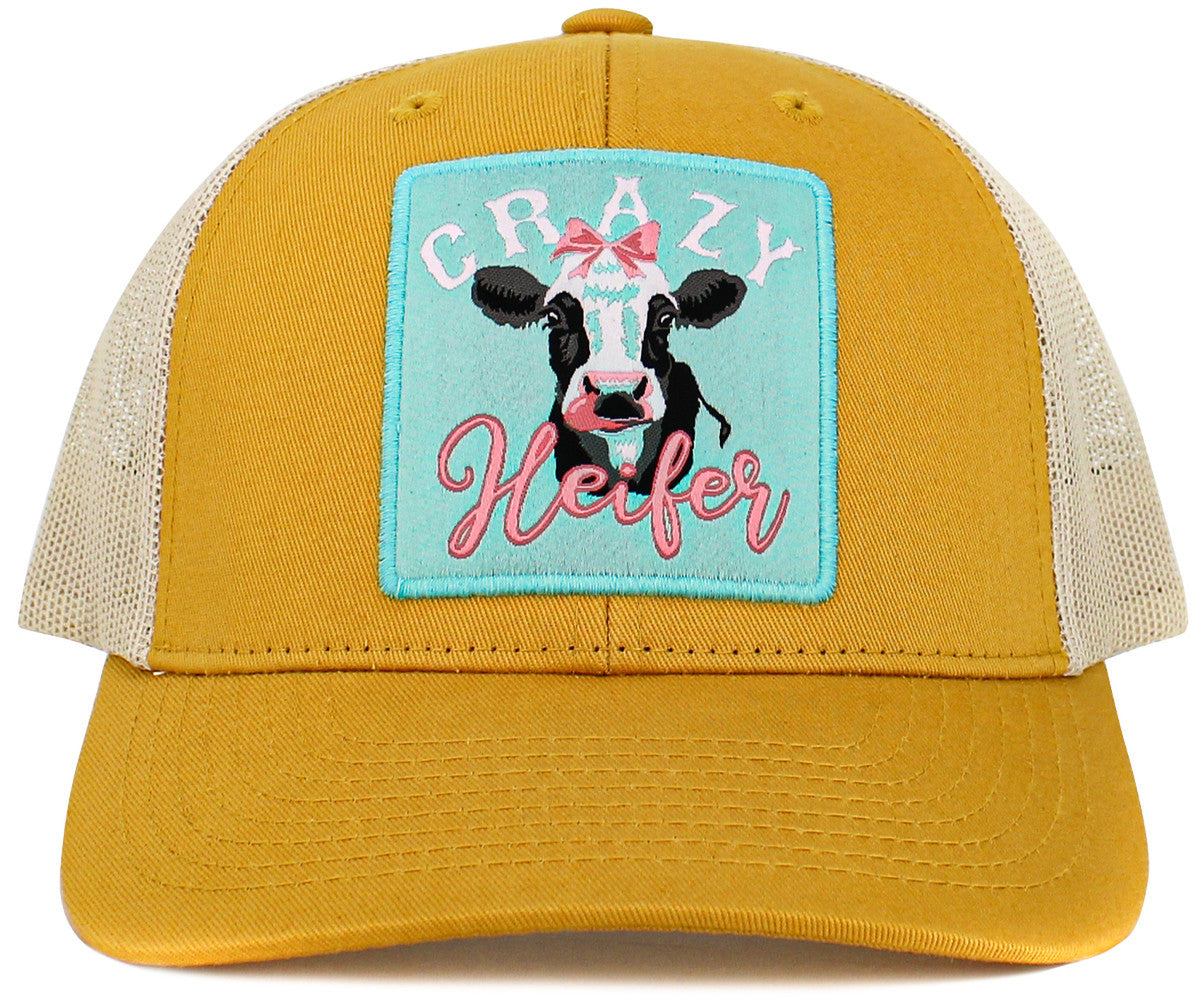 CRAZY HEIFER Trucker Hats - 4 Colors