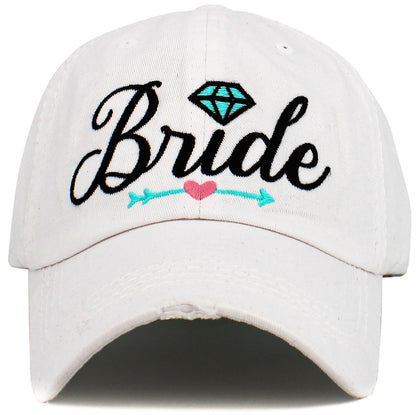 BRIDE Diamond Hat - Black or White