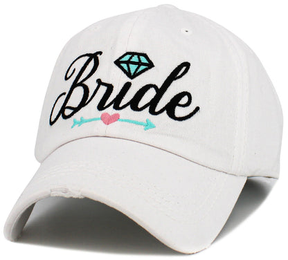 BRIDE Diamond Hat - Black or White