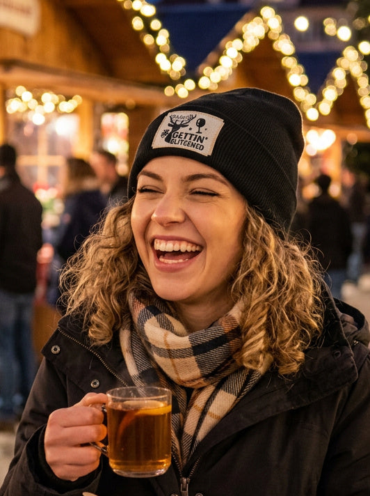 Sassy beanie hat Gettin' Blitzened - lifestyle photo