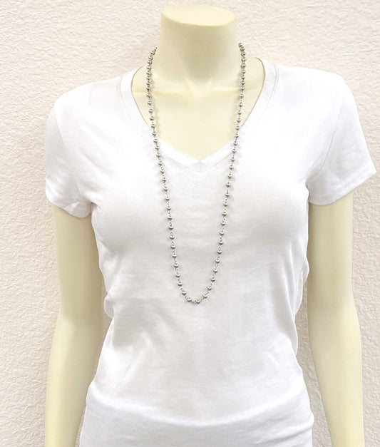 30" Navajo Bead Hand Strung Necklace