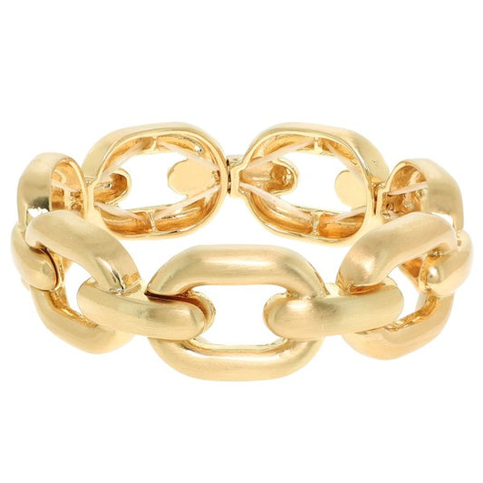 Anchor Chain Link Bracelets - Silver & Gold