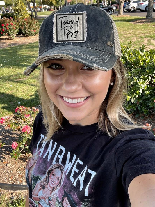 Tanned & Tipsy Trucker Hat - Lot's of Colors