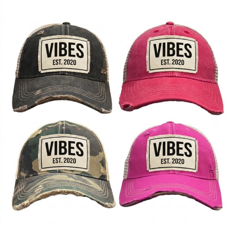 VIBES Est 2020 Patch Trucker Hat - Lots of Colors