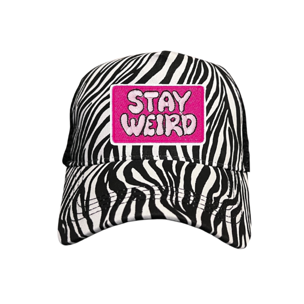 STAY WEIRD TRUCKER HAT - 6 CHOICES