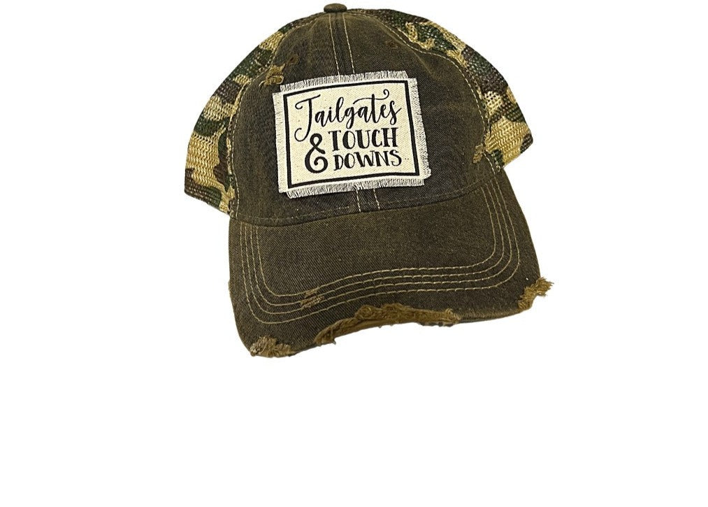 Tailgates & Touchdowns Camo Trucker Hat