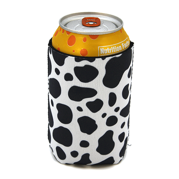 Cow Print Drink Koozie Can Cooler