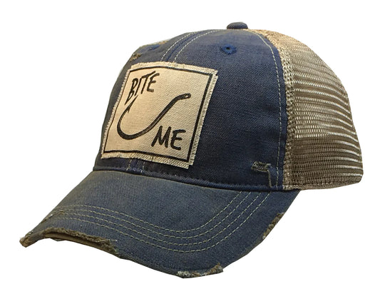 Fishing Bite Me Trucker Hat