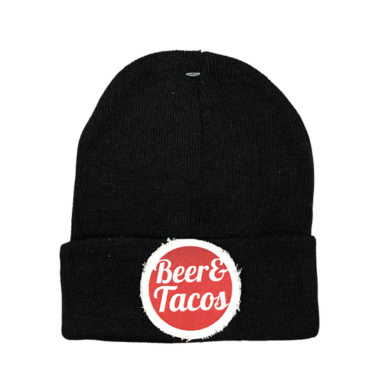 Sassy Beanie Hat -Beer & Tacos