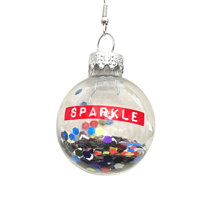 Christmas Confetti Glitter Earrings - Many Styles