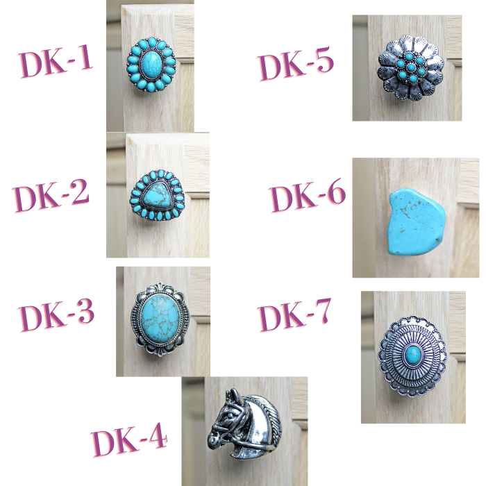 Be Unique Designer Cabinet Knobs - 7 Designs