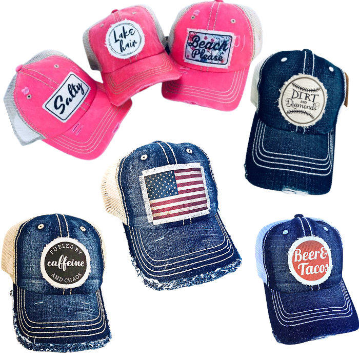 American Flag Trucker Hat