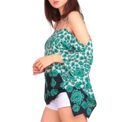 Cute Flowy Kimono Cami Tops - Pink or Green