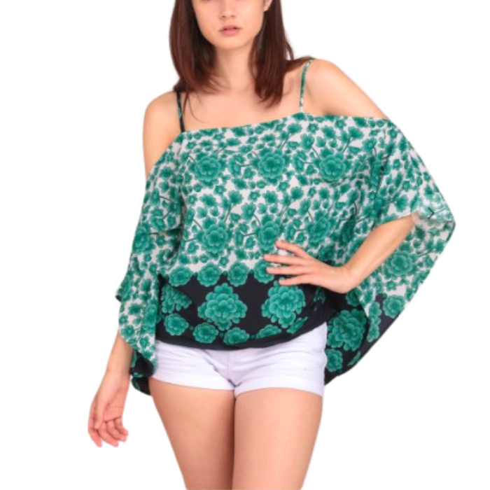 Cute Flowy Kimono Cami Tops - Pink or Green