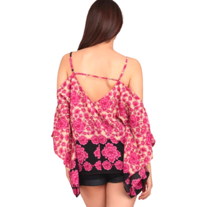Cute Flowy Kimono Cami Tops - Pink or Green