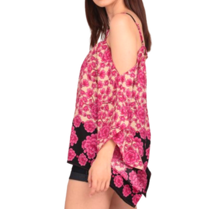 Cute Flowy Kimono Cami Tops - Pink or Green