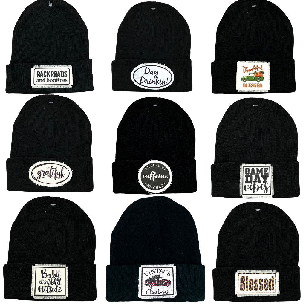 Sassy Beanie Hat -Caffeine & Chaos