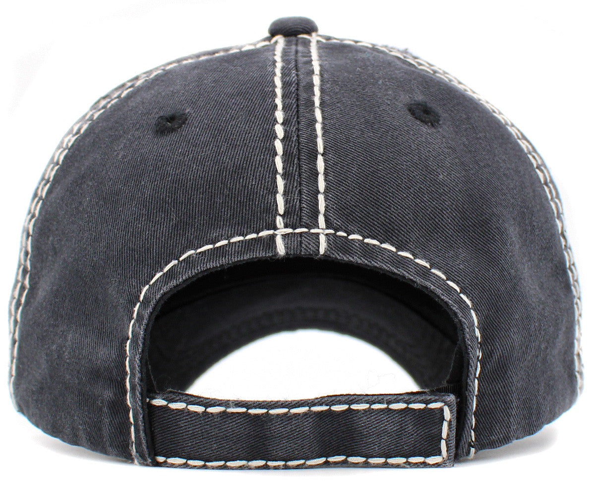 God Bless America Hat - Black