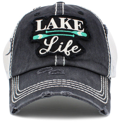 Lake Life Hat - Black