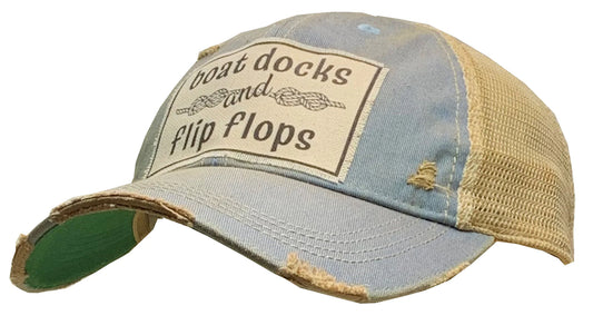Boat Docks & Flip Flops Trucker Hat