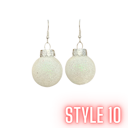 Christmas Confetti Glitter Earrings - Many Styles