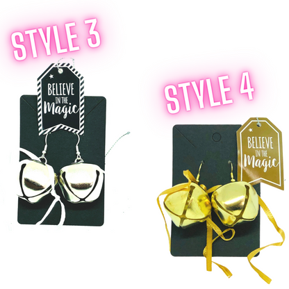 Glitter, Tinsel & Bells Christmas Earrings - Many Styles