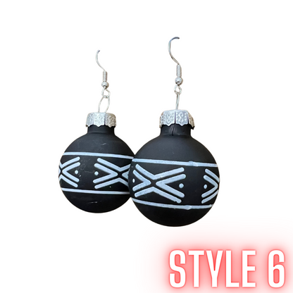 Christmas Confetti Glitter Earrings - Many Styles