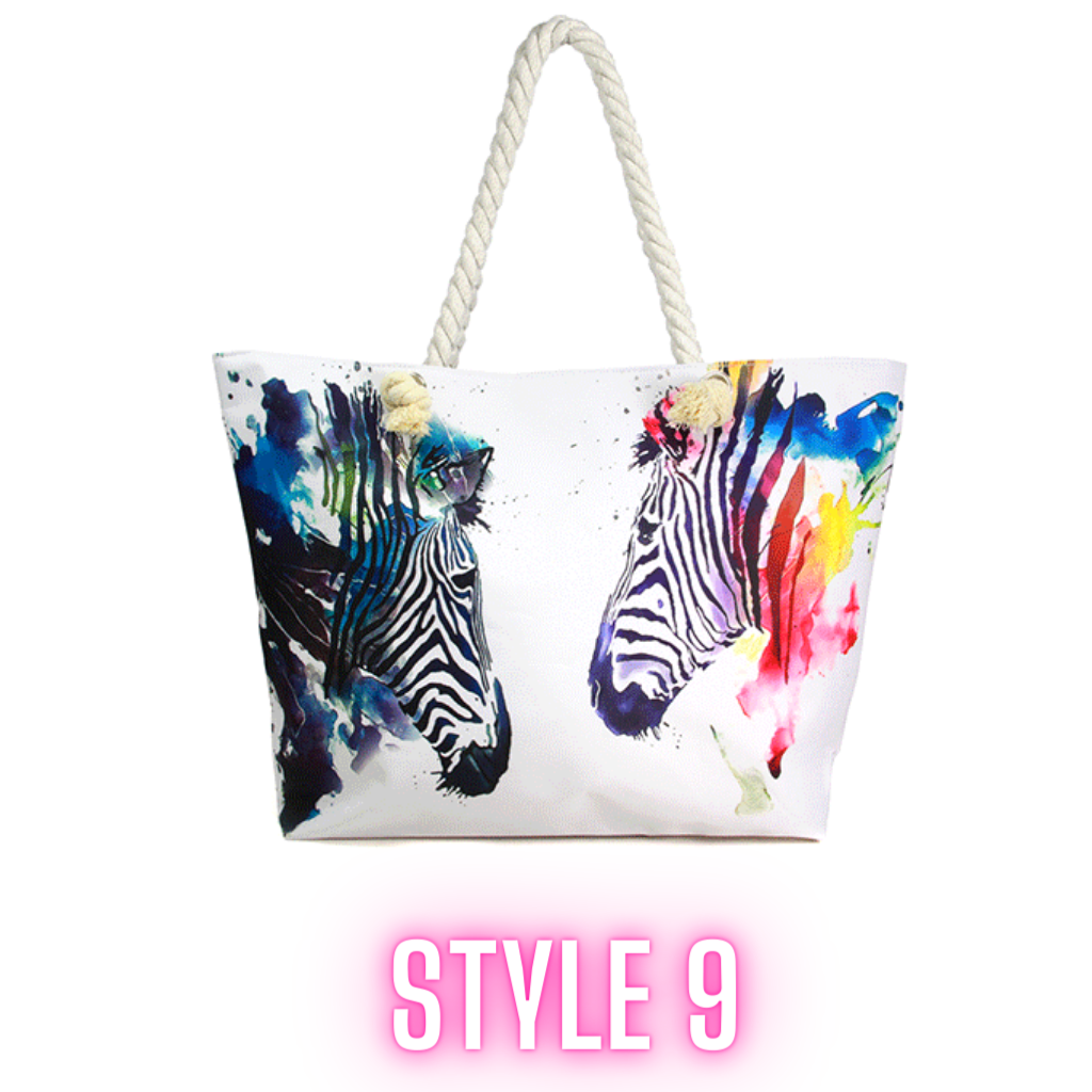 Cute Rope Tote Bags - Many Designs