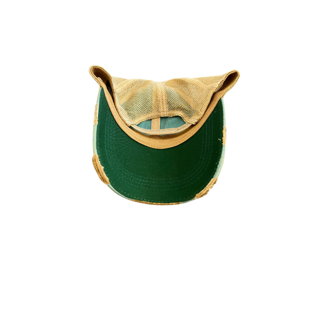 Tanned & Tipsy Trucker Hat- Turquoise