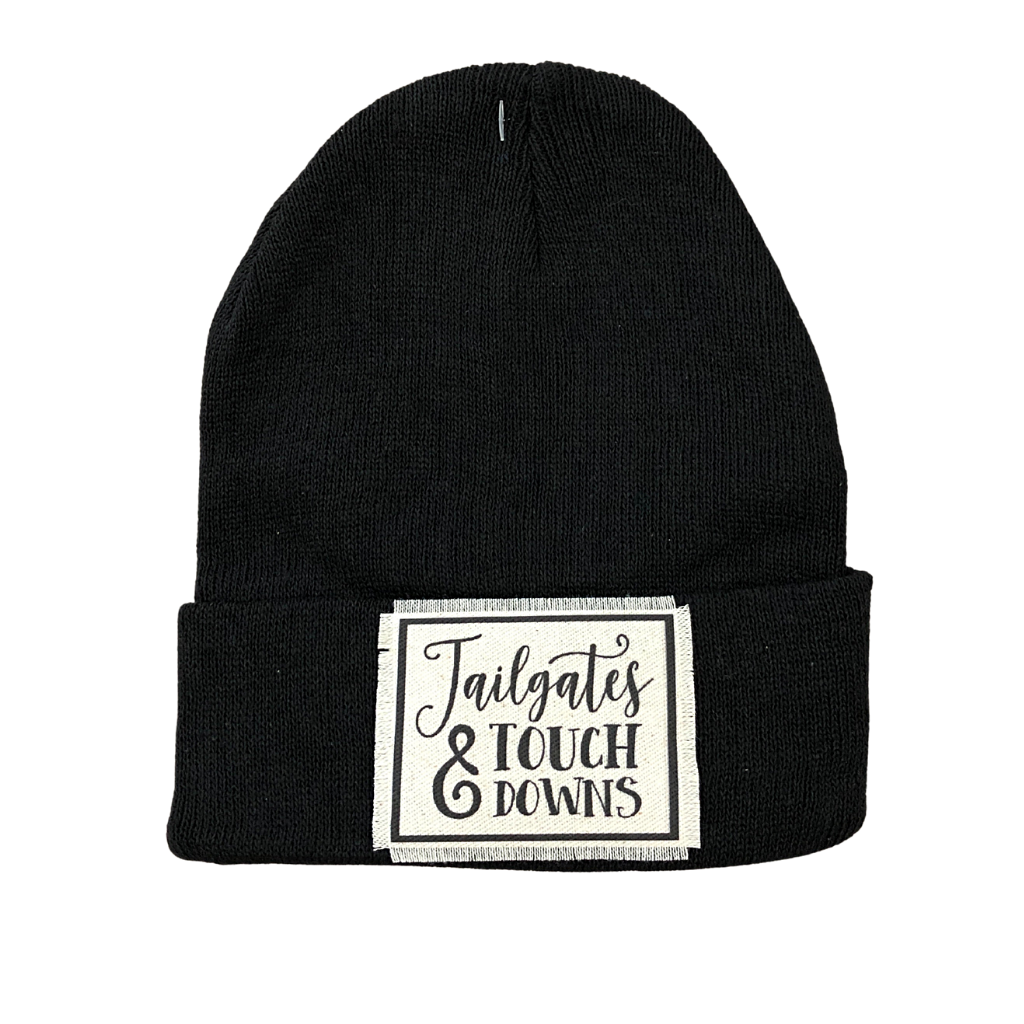 Sassy Beanie Hat - Tailgates & Touchdowns