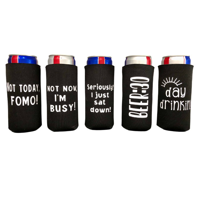 Texas Sistas Sassy Slim Can Koozies - Many Styles