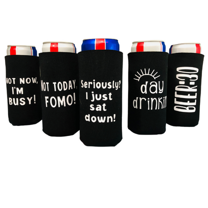 Texas Sistas Sassy Slim Can Koozies - Many Styles