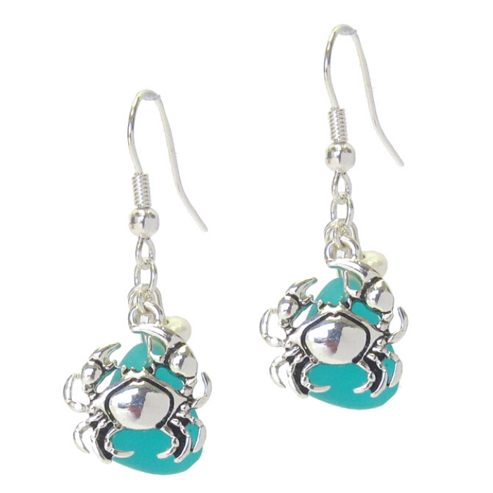 Beautiful Sea Glass Earrings - Free Shipping