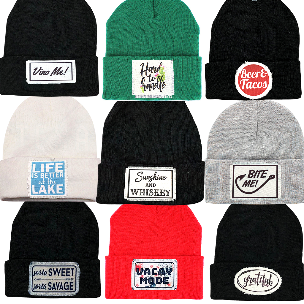 Sassy Beanie Hat - Beach Vibes