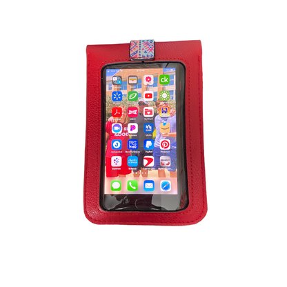 Cell Phone Window Messenger Bag