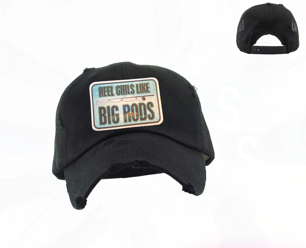 REEL girls Like Big Rods Trucker Hat - Fishing